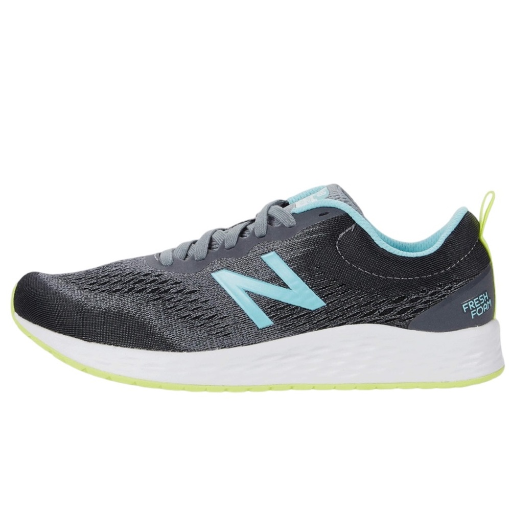 LN New Balance Fresh Foam Arishi v3 Gray Black Lemon Slush Running Shoes - 7.5